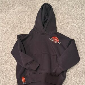 Kids Zara black Hoodie with basketball Embroidery
